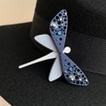 Dragonfly brooch with crystals FLYD53