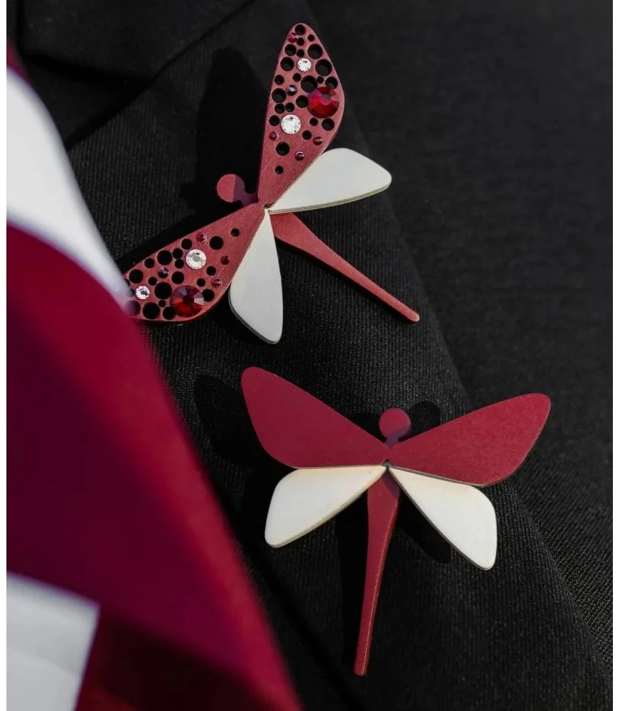Divas spārītes piespraudes - komplekts COSP38 - Image 1