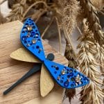 Dragonfly brooch with crystals FLYD23