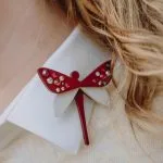 Spārītes piespraude ar kristāliem FLYD55