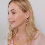 Komplekts: Peonija ar pērlītēm