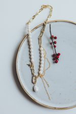 Dizaina kaklarota - zelta - Image 5