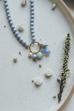Set: Forget-me-knots with freshwater pearls - Image 2