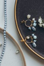 Set: Forget-me-knots with freshwater pearls - Image 3