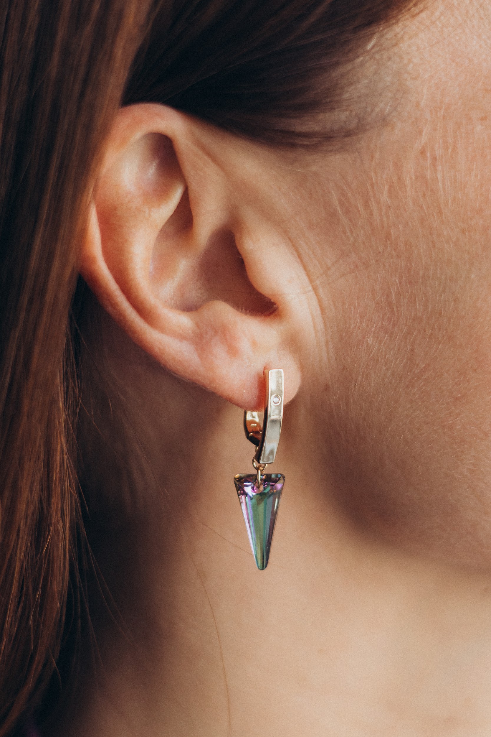 ilzekronefoto-2971 Earrings: Gold Spike - Image 1